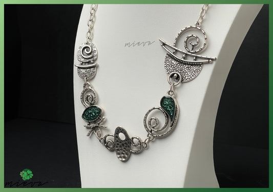 Enchanted Elegance Collection - Ornate Spirals (Emerald Whorl)