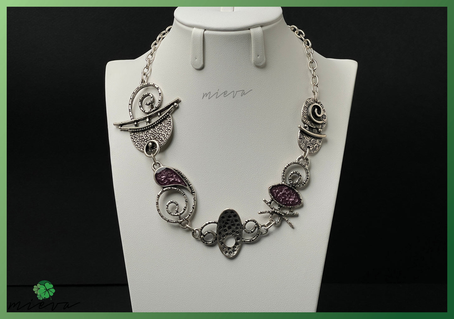 Enchanted Elegance Collection - Ornate Spirals (Amethyst Swirl)