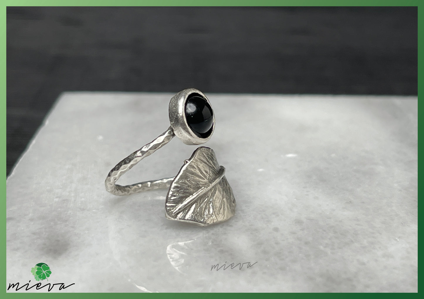 Natural Muse Ring - Ebony Twilight