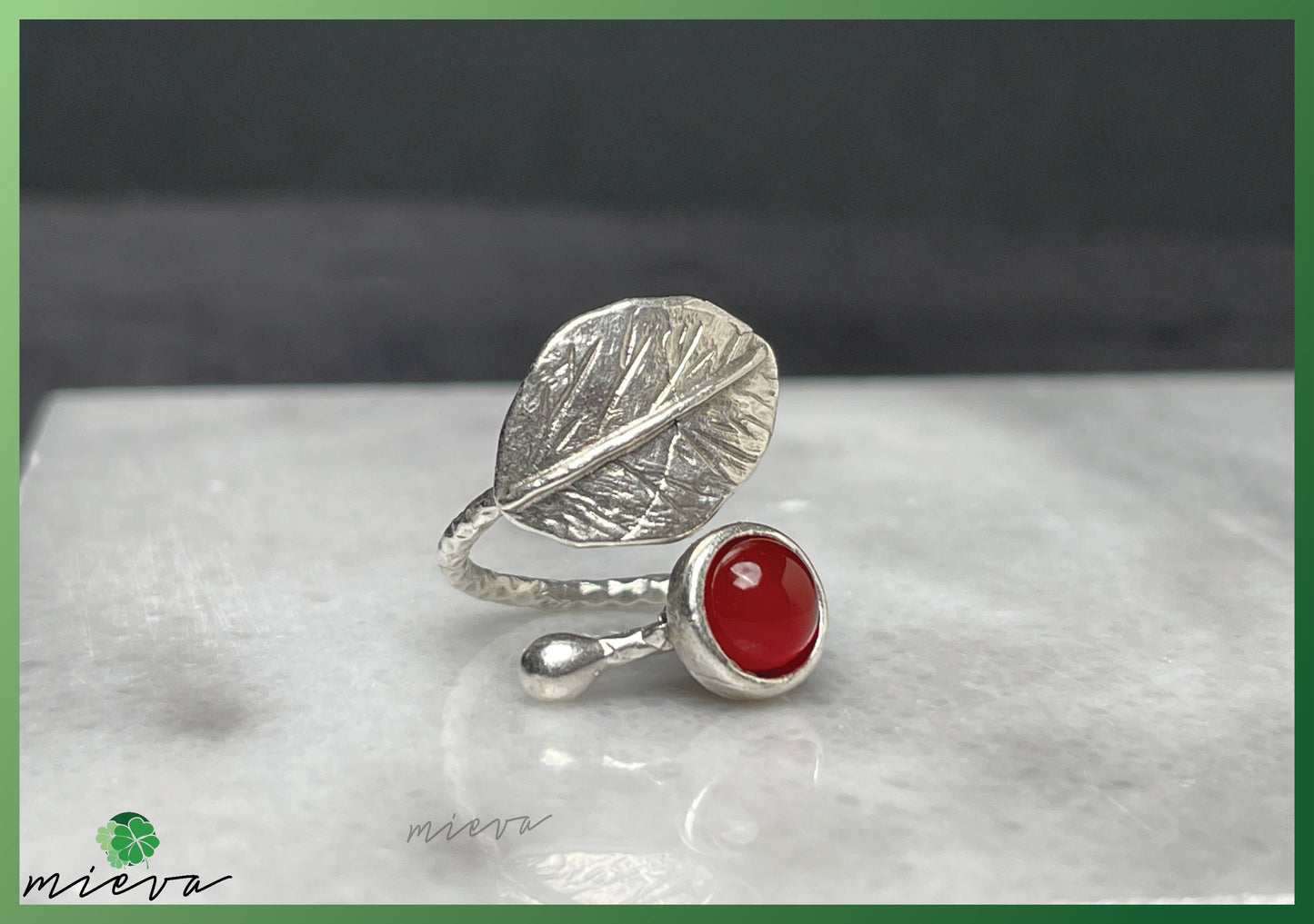 Natural Muse Ring - Crimson Petal