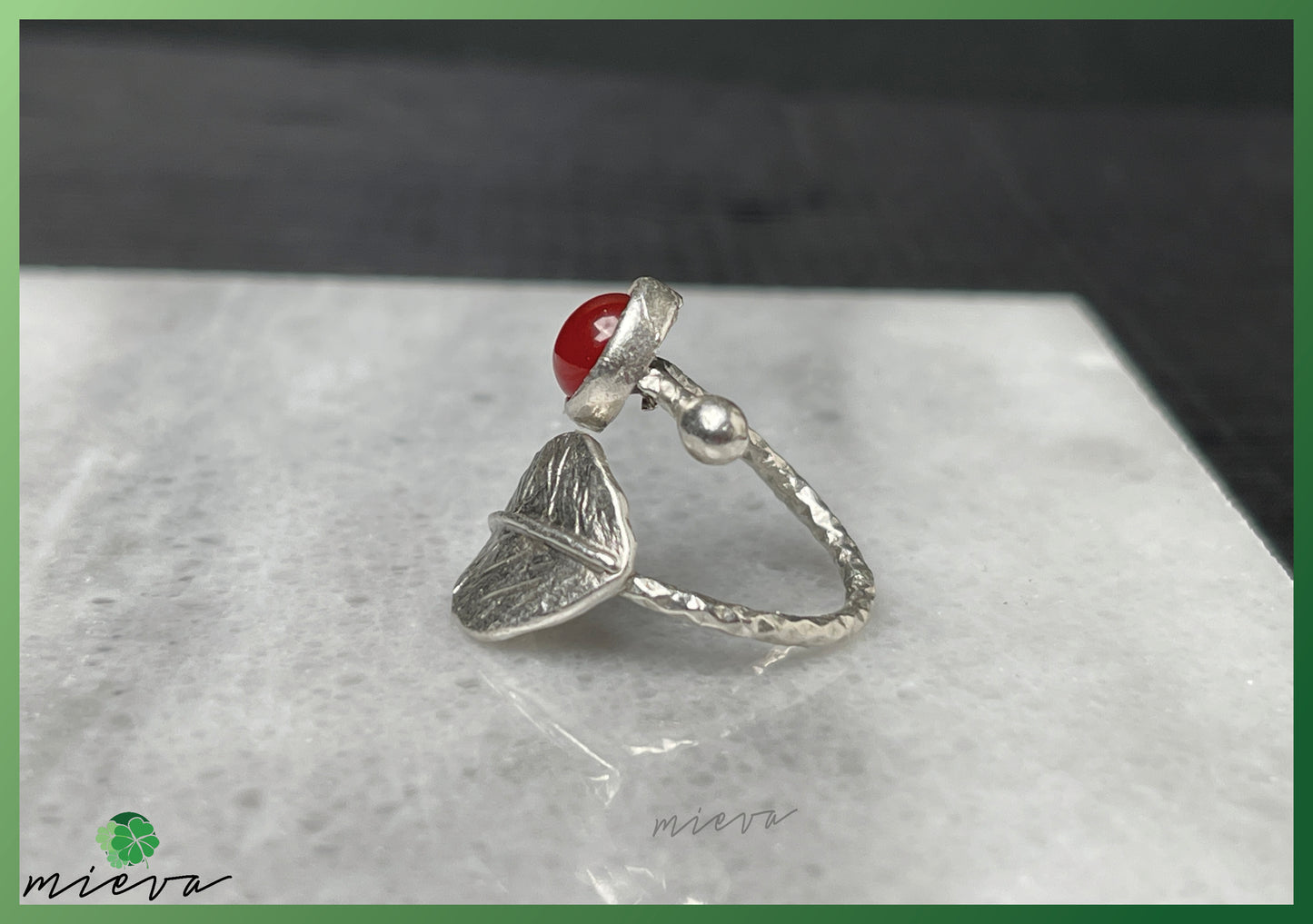 Natural Muse Ring - Crimson Petal