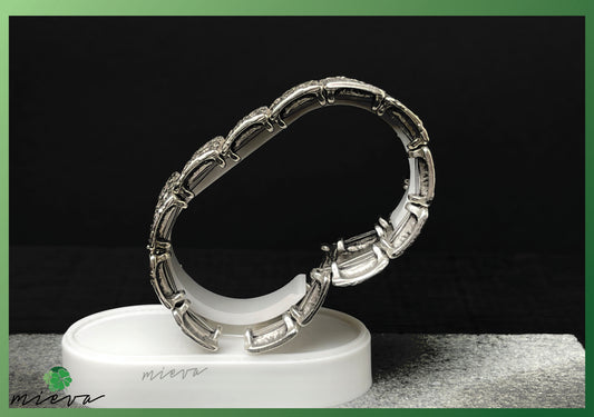 Textural Rhythms Collection - Textured Metal Link Bracelet