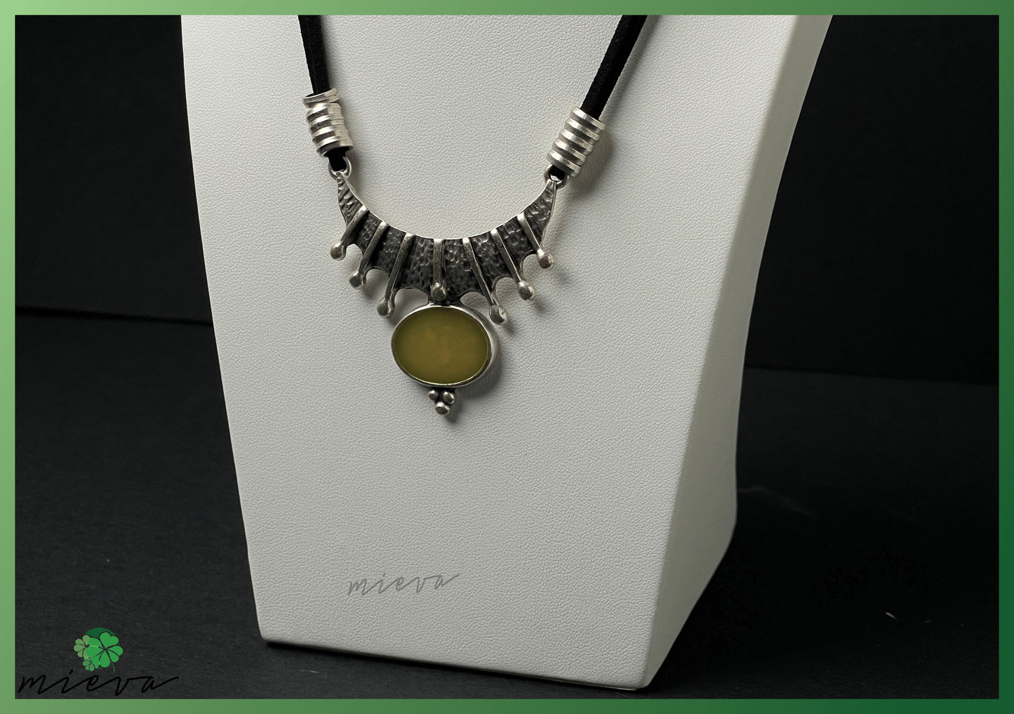 Sunburst Pendant - Olive