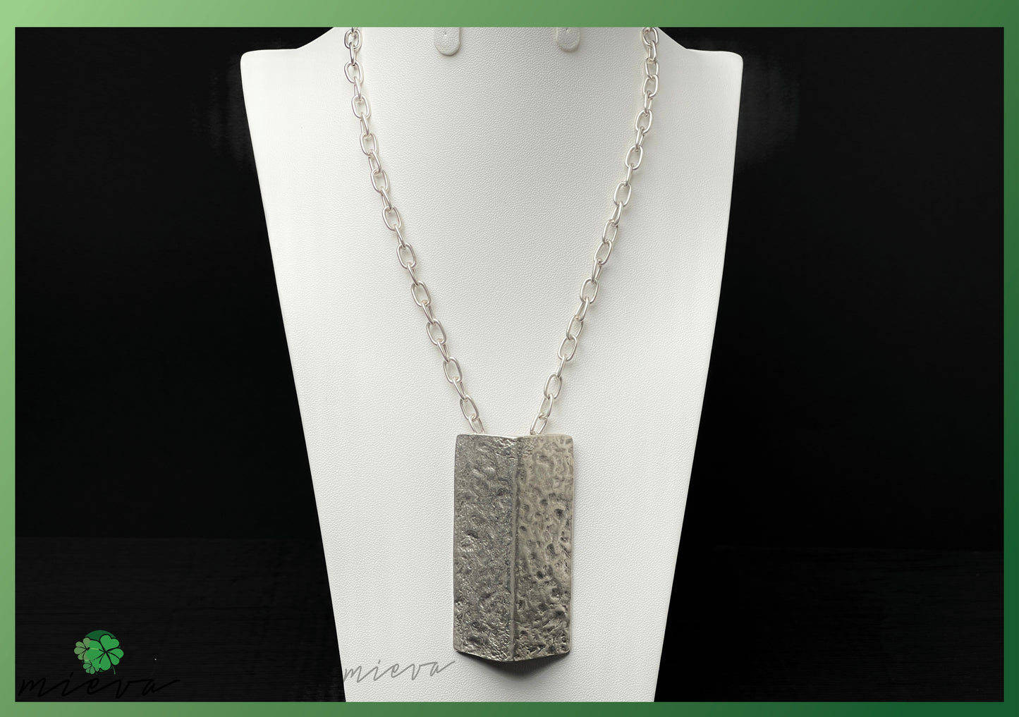 Urban Textures Rectangular Pendant - Concrete Haze