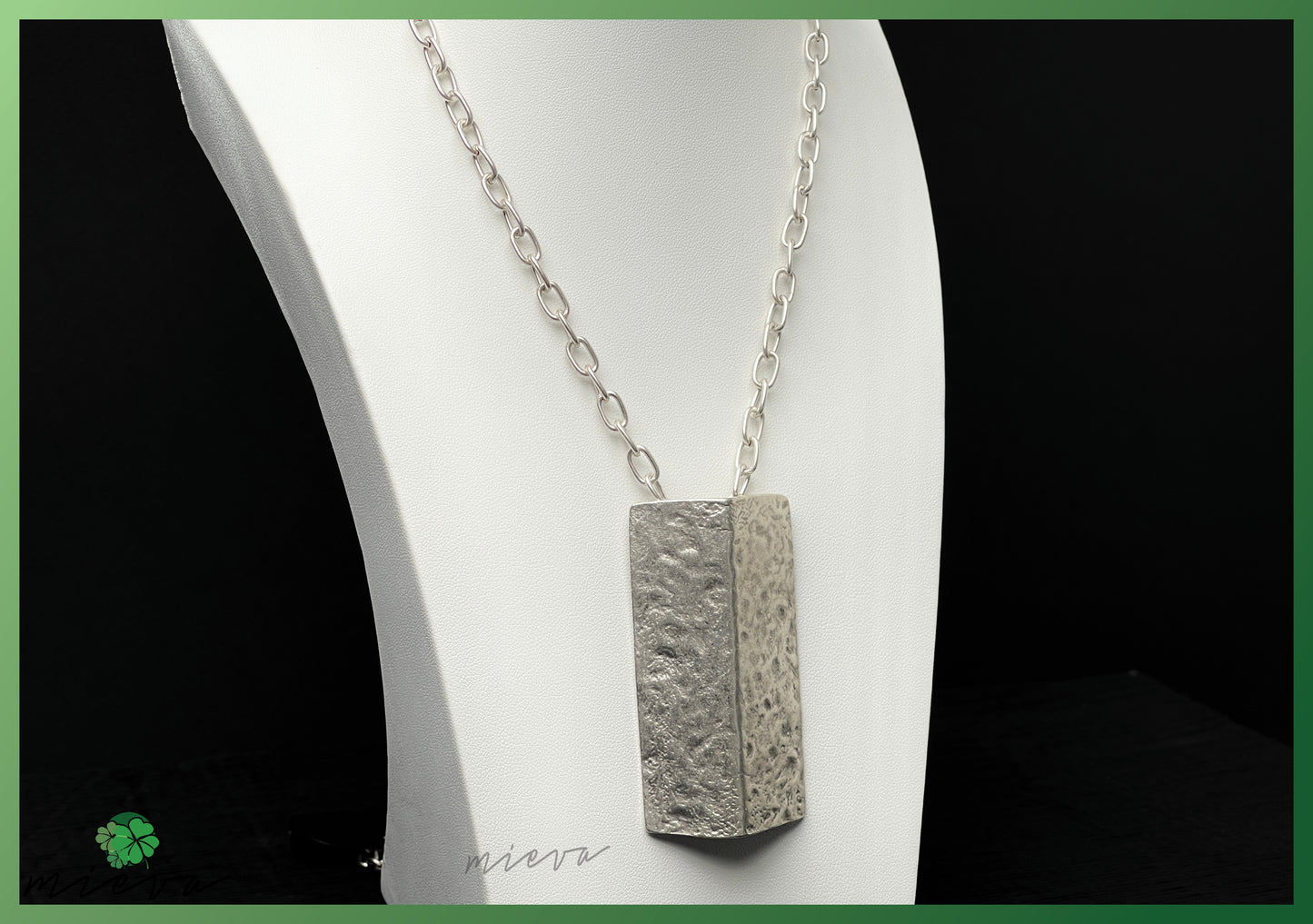 Urban Textures Rectangular Pendant - Concrete Haze