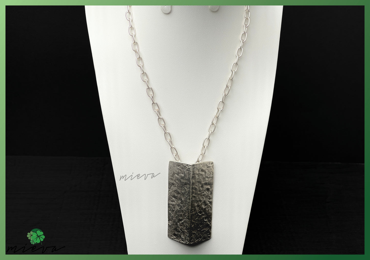 Urban Textures Rectangular Pendant - Concrete Haze