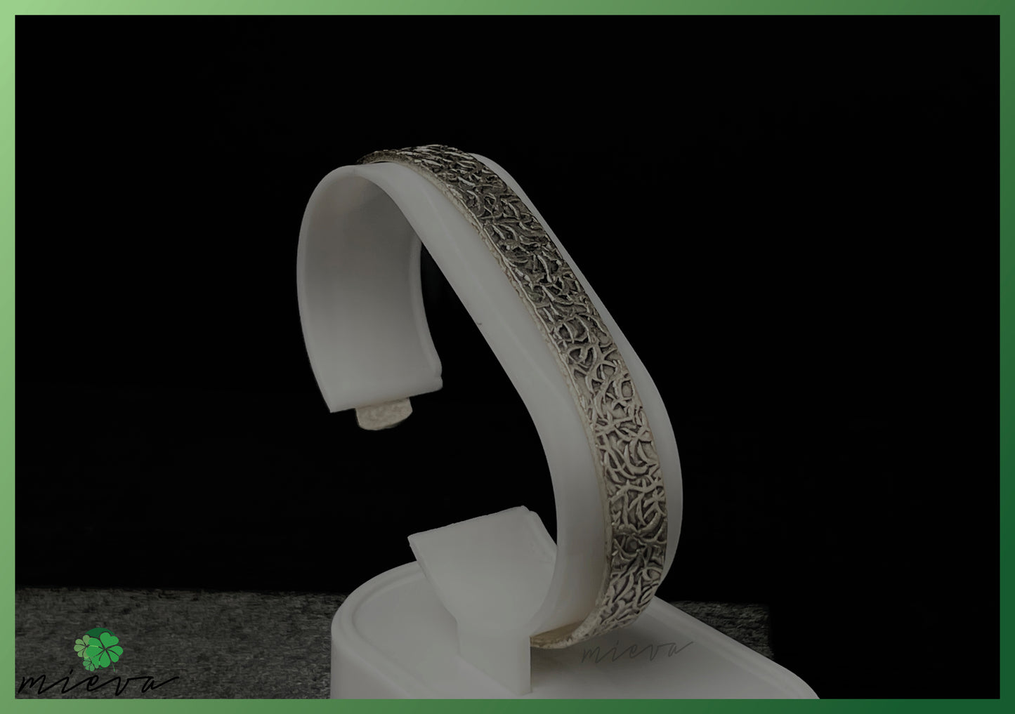 Gossamer Dreams Collection - Ethereal Cuff Bracelet - Antique Silver