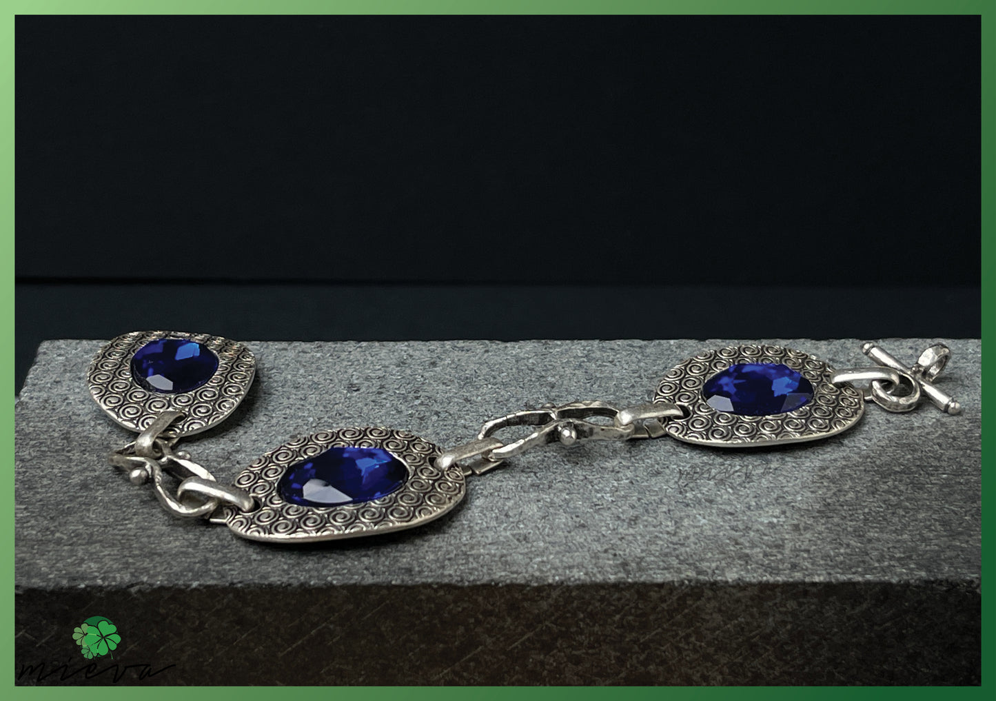 Bohemian Chic - Royal Elegance Bracelet - Sapphire Blue