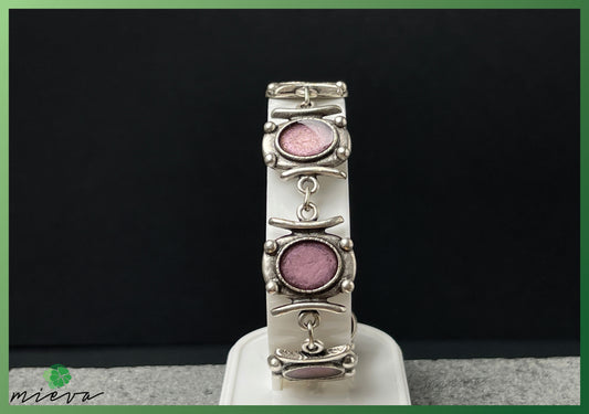 Bohemian Chic - Vintage Allure Bracelet - Plum Essence