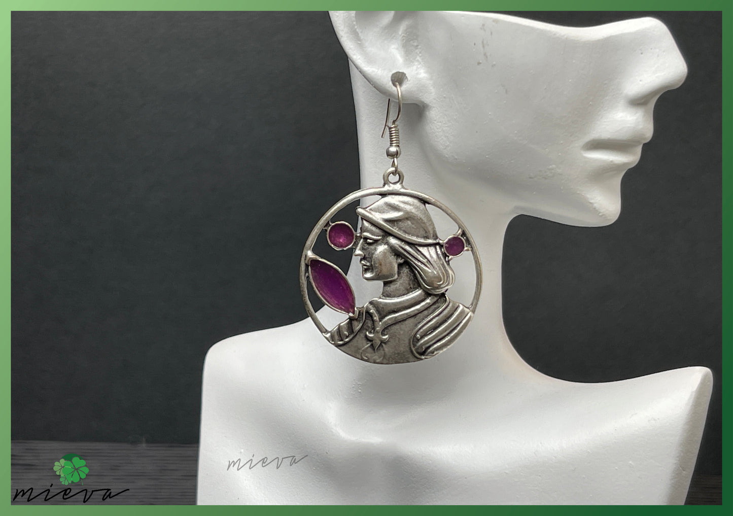 Enchanted Allegory Earring - Fuchsia Fantasy