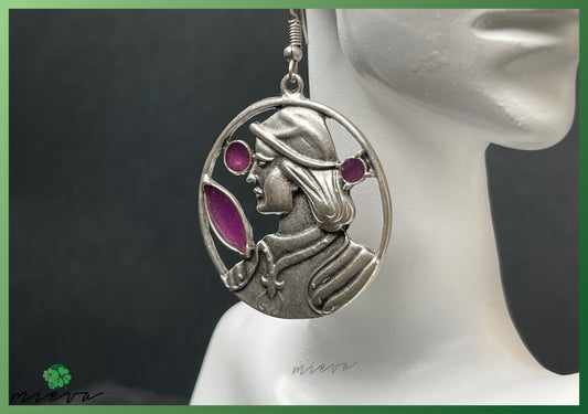 Enchanted Allegory Earring - Fuchsia Fantasy