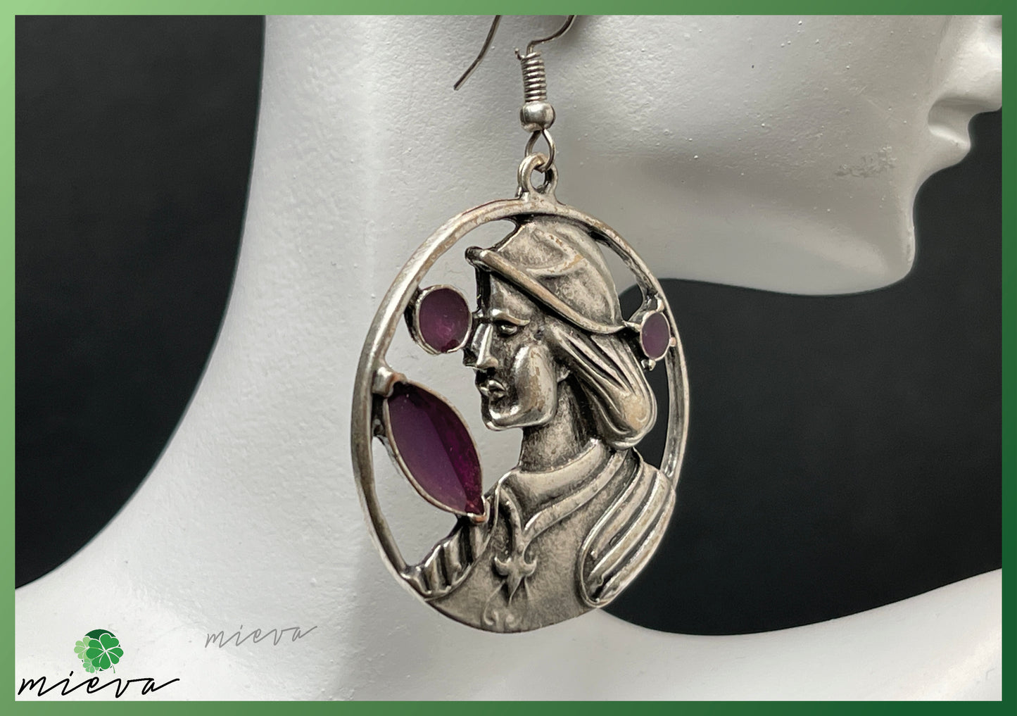 Enchanted Allegory Earring - Fuchsia Fantasy