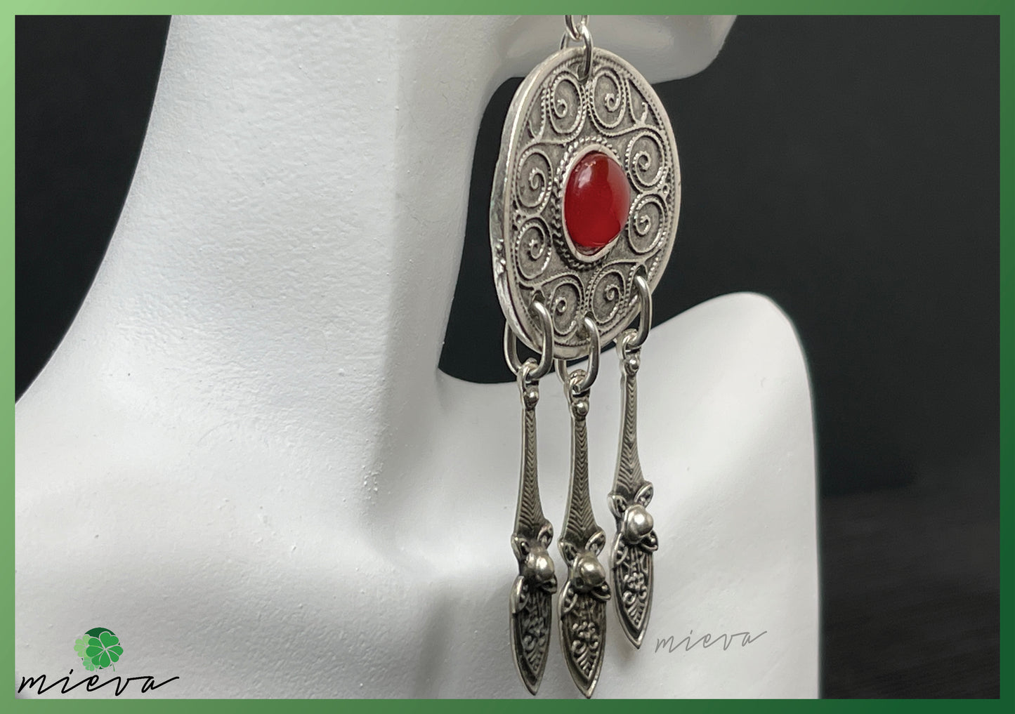 Gypsy Enchantment Chandelier Earrings - Scarlet Chimes