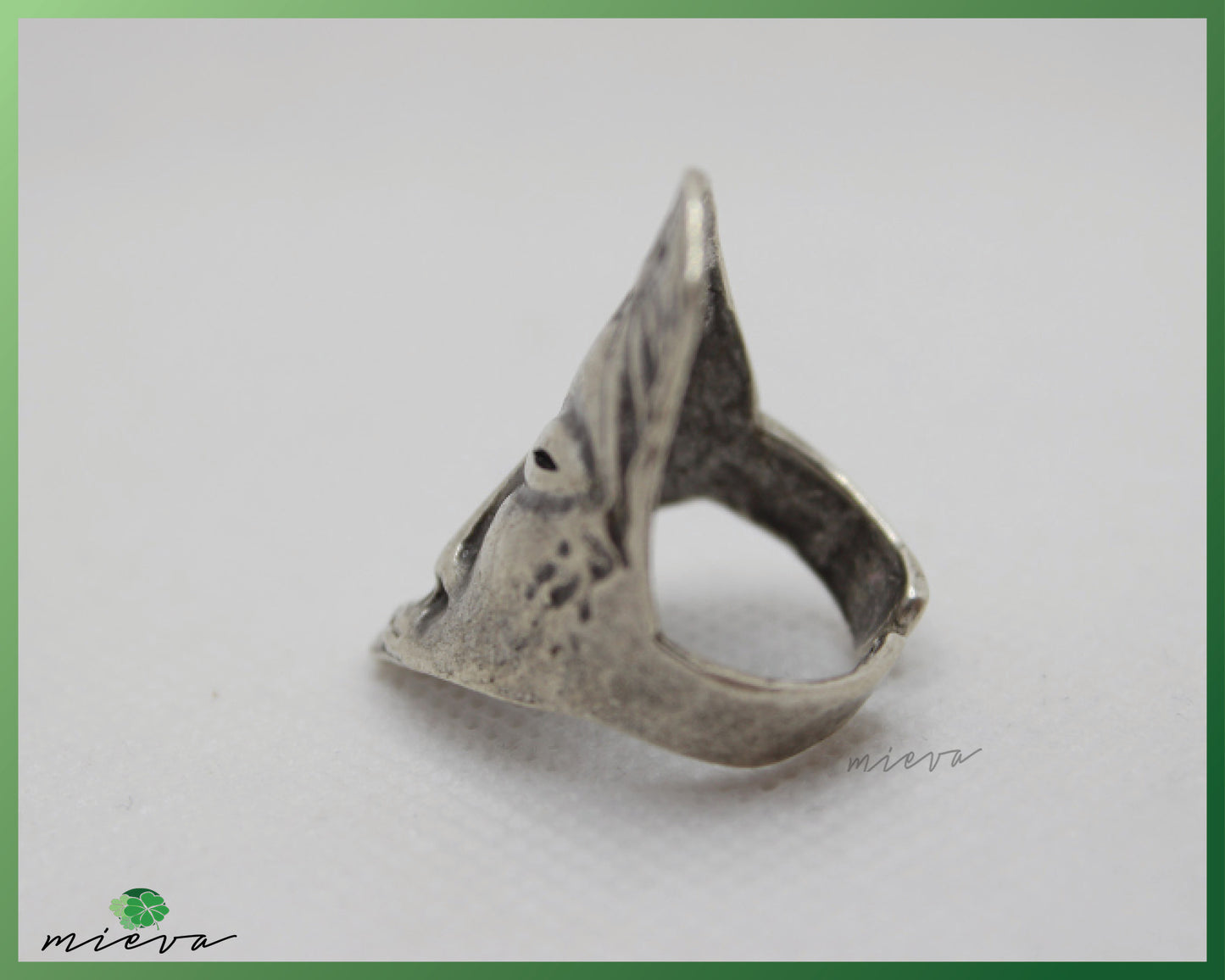 Tribal Essence Silver Face Ring